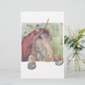 Unicorn Briefpapier (Staand voorkant)