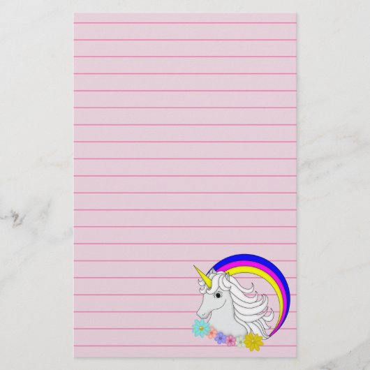 Unicorn Briefpapier (Voorkant)
