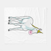 Unicorn Bubble gom Fleece Deken (Voorkant (Horizontaal))