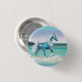 Unicorn Button! Ronde Button 3,2 Cm (Voorkant /achterkant)