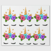 Unicorn Cadeaupapier (Vlak)