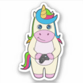 Unicorn Camera Sticker (Voorkant)