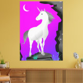 Unicorn Canvas Afdruk (Insitu (Woonkamer))