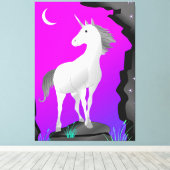 Unicorn Canvas Afdruk (Insitu (Houten vloer))