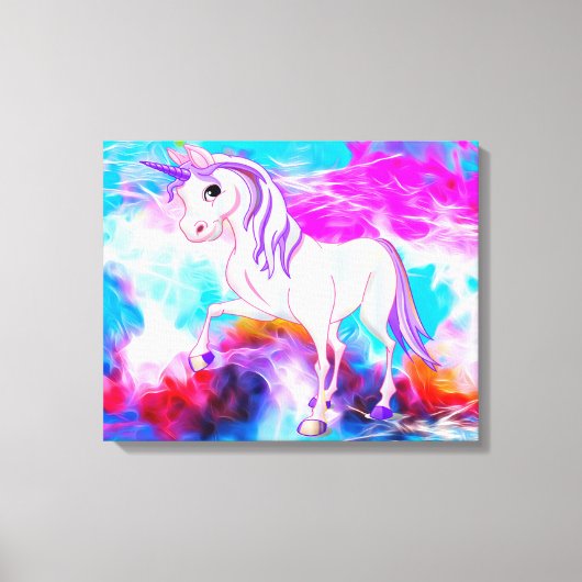 Unicorn Canvas Afdruk (Voorkant)