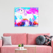 Unicorn Canvas Afdruk (Insitu (Woonkamer))