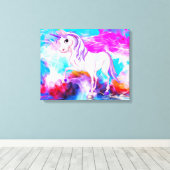 Unicorn Canvas Afdruk (Insitu (Houten vloer))