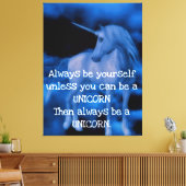 Unicorn Canvas Afdruk (Insitu (Woonkamer))