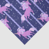 Unicorn Carousel- nacht Tissuepapier (Detail)