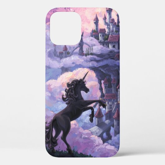 Unicorn Castle Hoesje-Mate iPhone Case (Achterkant)