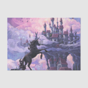 Unicorn Castle Tissuepapier