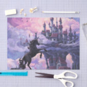 Unicorn Castle Tissuepapier (Craft)