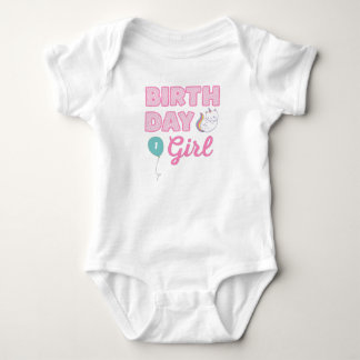 Unicorn Cat Birthday Girl | Leeftijd toevoegen Romper