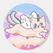 Unicorn Cat Magnet (Devant)