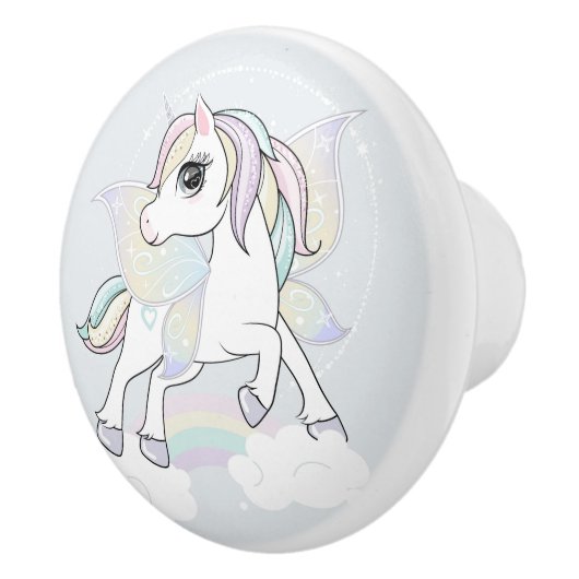 Unicorn Ceramic Pull Keramische Knop (Rechts)
