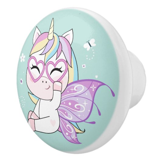 Unicorn Ceramic Pull Keramische Knop (Rechts)