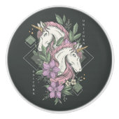 Unicorn Ceramic Pull Keramische Knop (Voorkant)