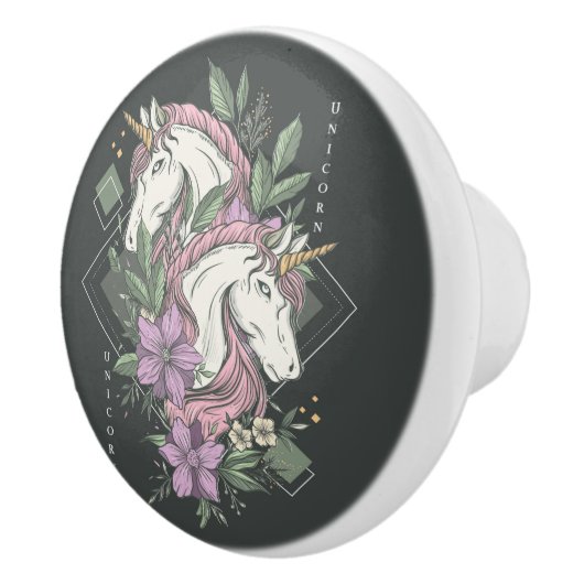 Unicorn Ceramic Pull Keramische Knop (Rechts)