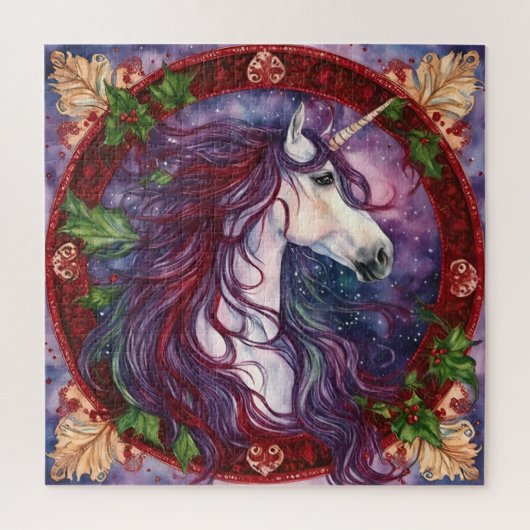 Unicorn Christmas Legpuzzel (Verticaal)