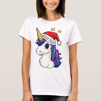 Unicorn Christmas T-shirt