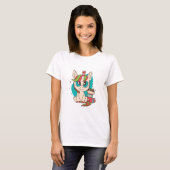 Unicorn Christmas T-shirt (Voorkant volledig)