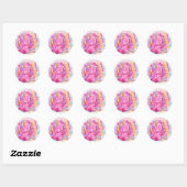 Unicorn Classic Round Sticker (Vel)