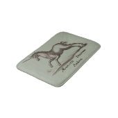 Unicorn Classic Running Magic Woodland Creature Badmat (Gekanteld)