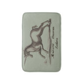 Unicorn Classic Running Magic Woodland Creature Badmat (Voorkant Verticaal)