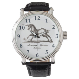 Unicorn Classic Running Magic Woodland Creature Horloge