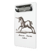 Unicorn Classic Running Magic Woodland Creature Mini Klembord (Angled2)