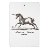 Unicorn Classic Running Magic Woodland Creature Mini Klembord (Achterkant)