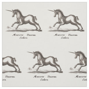 Unicorn Classic Running Magic Woodland Creature Stof