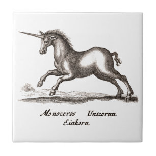 Unicorn Classic Running Magic Woodland Creature Tegeltje