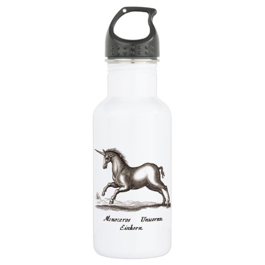 Unicorn Classic Running Magic Woodland Creature Waterfles (Voorkant)