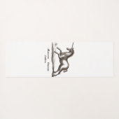 Unicorn Classic Running Magic Woodland Creature Yogamat (Achterkant (horizontaal))