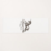 Unicorn Classic Running Magic Woodland Creature Yogamat (Voorkant (horizontaal))