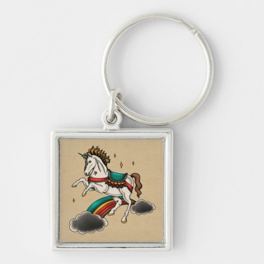 Unicorn Classic Sleutelhanger (Voorkant)