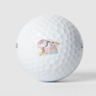 Unicorn Clipart Rainbow Fairytale Golfballen