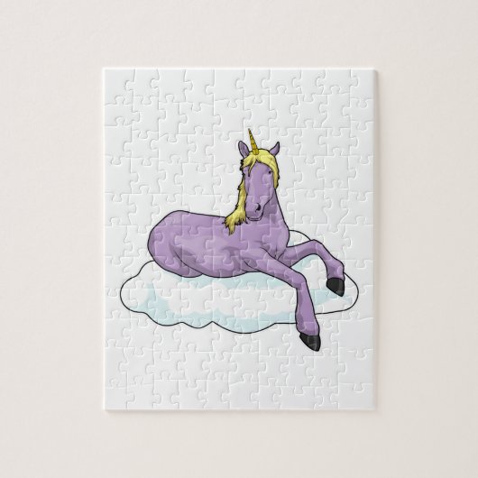 Unicorn Cloud Legpuzzel (Verticaal)
