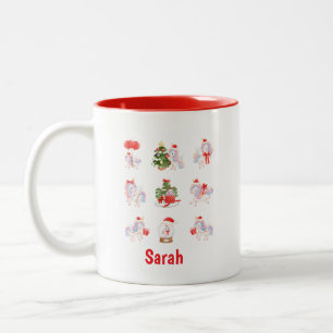 Unicorn Cocoa Magic - Custom Christmas Mug Girls