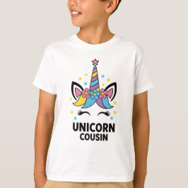 Unicorn Cousin Boy Kids Birthday T-Shirt