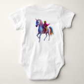 Unicorn Critter  Romper (Achterkant)
