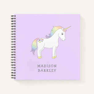 Unicorn Cute Kinder Pastel Notitieboek