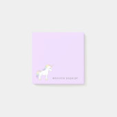 Unicorn Cute Kinder Pastel Post-it® Notes (Voorkant)