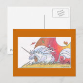 Unicorn Cycle - Autumn ©1999 Briefkaart (Voorkant / Achterkant)