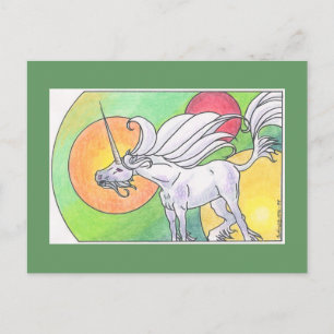 Unicorn Cycle - Lente ©1999 Briefkaart