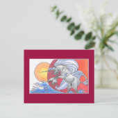 Unicorn Cycle — Zomer ©1999 Briefkaart (Staand voorkant)