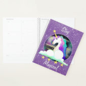 Unicorn Daily Planner (Devant avec enveloppe)
