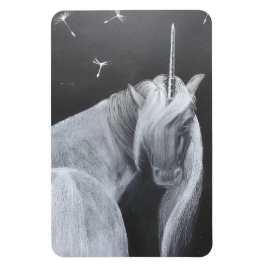 Unicorn & Dandelion flexible magnet Magneet (Verticaal)