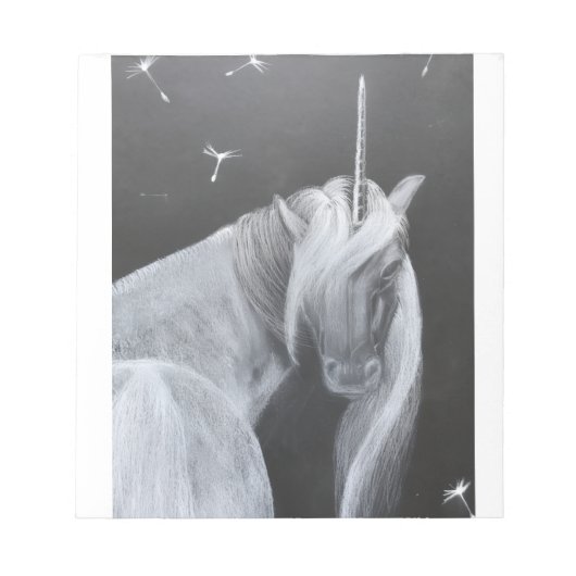 Unicorn & Dandelion notepad Notitieblok (Voorkant)